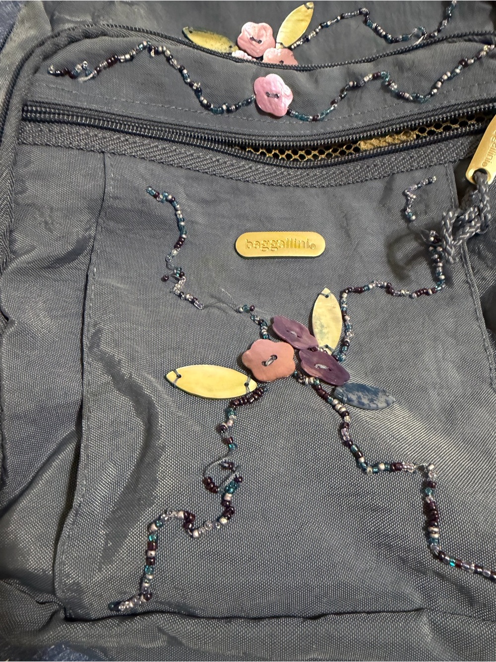 Baggallini crossbody backpack one strap bag - Picture 2 of 15